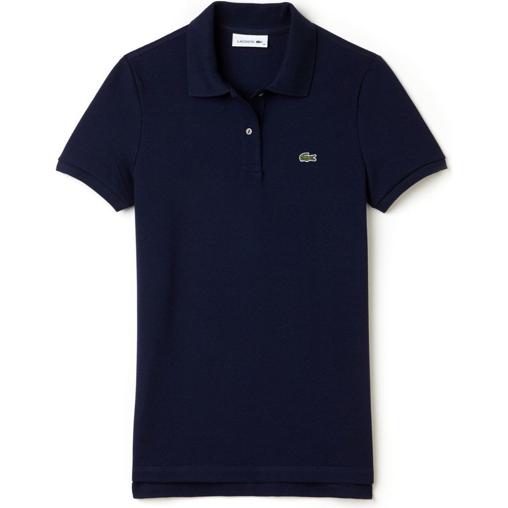 WOMEN’S LACOSTE POLO SHIRT (NAVY BLUE)